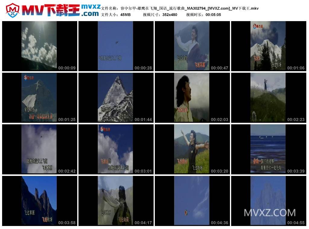 容中尔甲-雄鹰在飞翔_国语_流行歌曲_MA302794